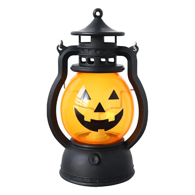 Halloween Night Light, Portable Pumpkin Lantern, Electronic Candle, LED Christmas Ornaments, Home Decoration, Oil Lantern, Party