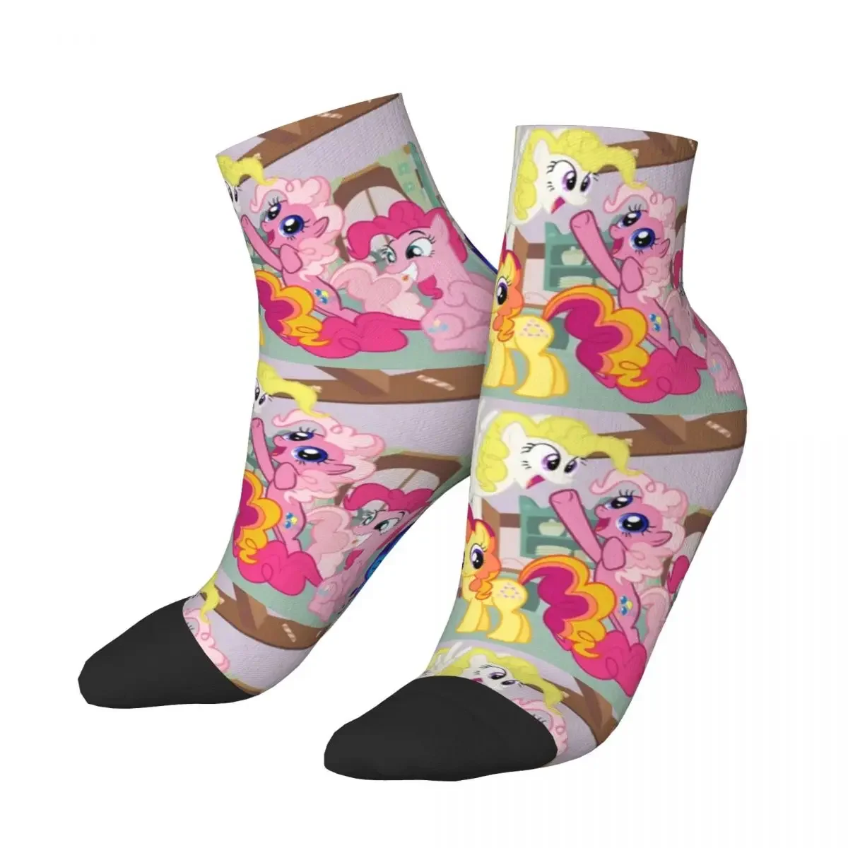 Rainbow Ponys G1 Socks Harajuku High Quality Stockings All Season Socks Accessories for Unisex Christmas Gifts