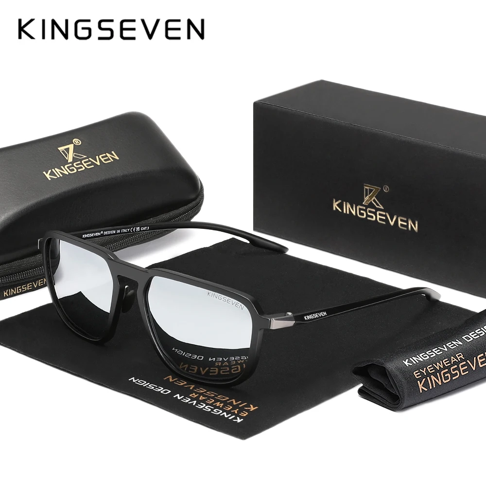 

Солнцезащитные очки KINGSEVEN, модные, поляризационные, с защитой от ультрафиолета UV400, для вождения и активного отдыха, антибликовые, для мужчин и женщин