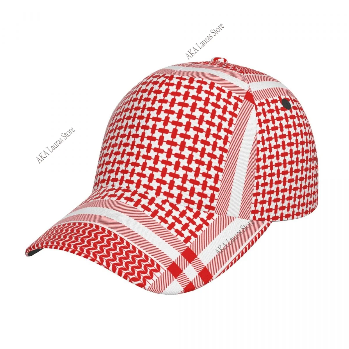 Arabic Folk Kufiya Hatta Traditional Keffiyeh Pattern Baseball Cap Hat for Men Women Hip Hop Hats Trucker capUnisex