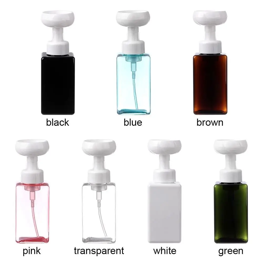 Refillable Bottle Cosmetic Travel Household Flower Pump Head Cosmetic Empty Bottle Soap Dispenser Flower Foam Bottle