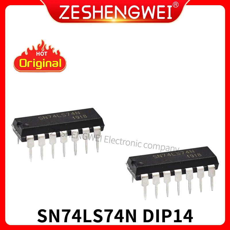 

5PCS SN74LS74N DIP14 SN74LS74 74LS74N 74LS74 DIP Integrated IC In Stock