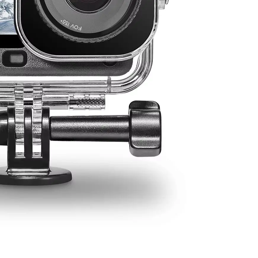 

45M Waterproof Camera Protective Shell Transparent Tempered Glass Cover for DJI Osmo Action 6 Sports Camera PC Case