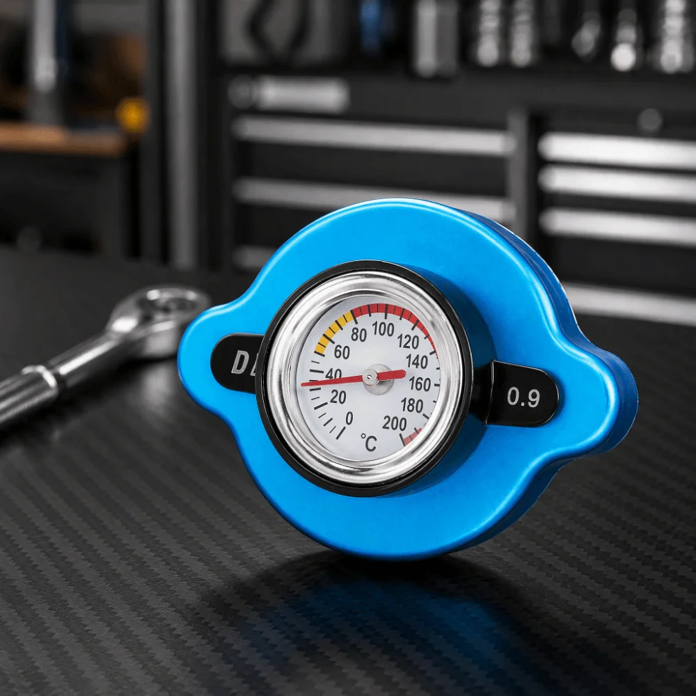 Universal 0.9 Bar Thermostatic Radiator Cap Leakproof Design Radiator Cap Cover Water Tank Cover For Trailer