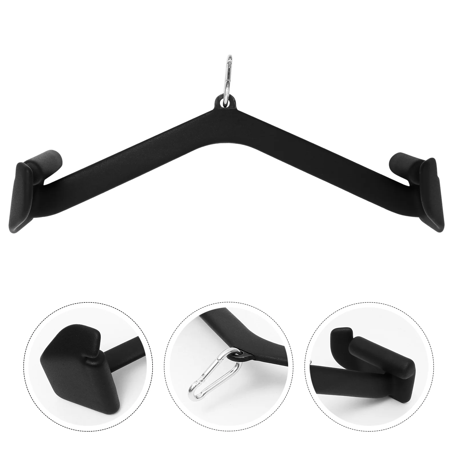 

Pull Back Handle Press down Bar Fitness Equipment Convenient to Carry Home Gym Steel Exercising Rod Triceps Tension