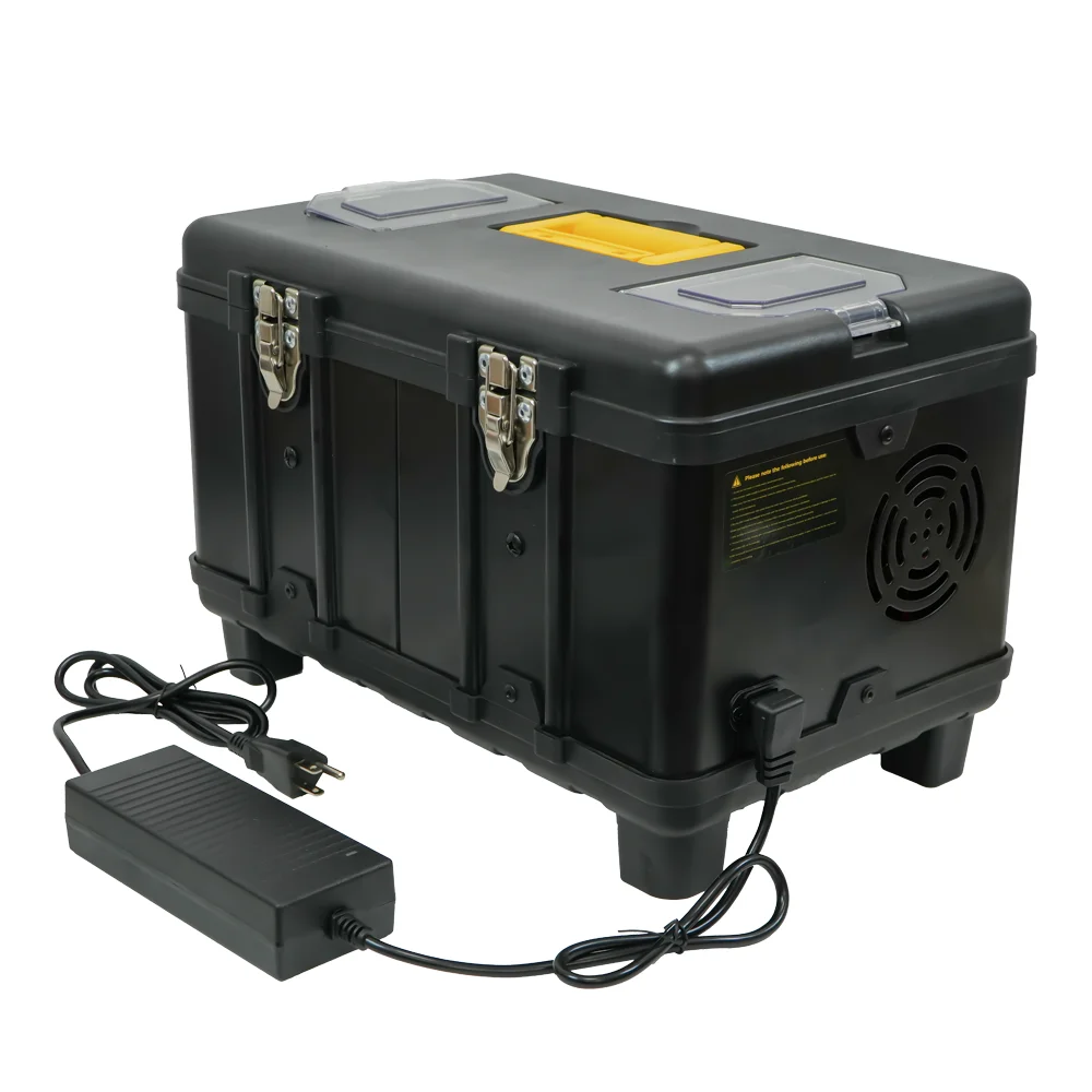 Calentador de Aire Diésel de 8KW, 12/24V 110-240V, Calentador Todo en Uno en Caja de Herramientas para Autocaravanas, Campers y Uso en Exteriores