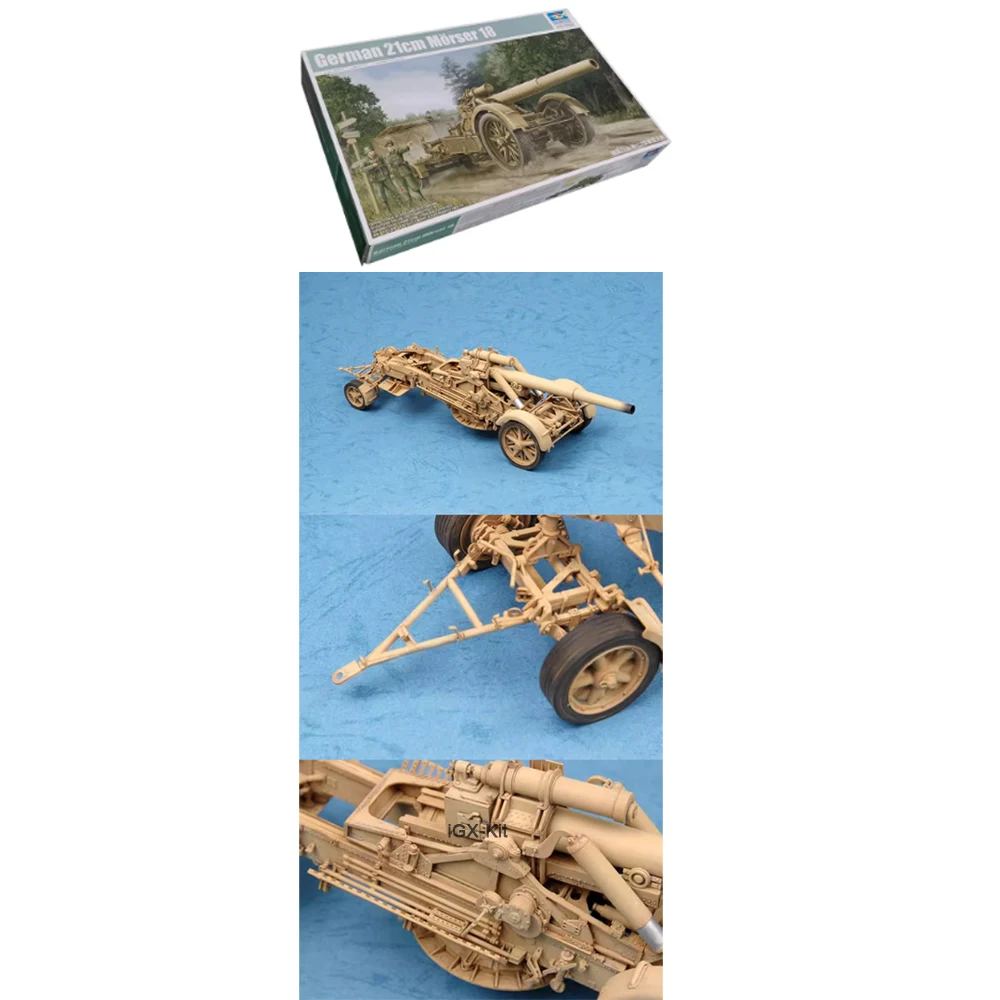 

Набор для сборки пластиковой модели тяжелой артиллерийской установки Trumpeter 02314 1/35 German 21cm Morser 18 (подарок)