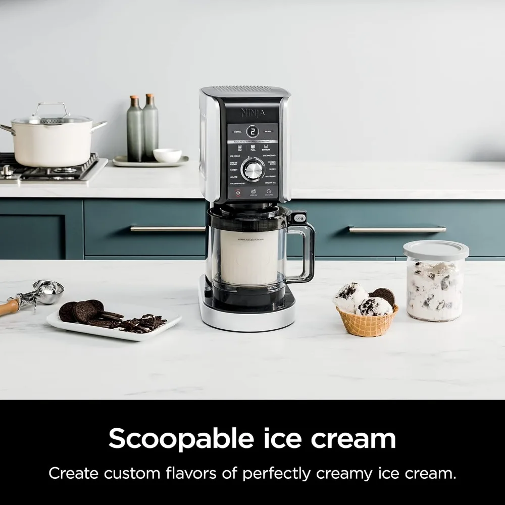 NC501 CREAMi Deluxe 11-in-1 Ice Cream & Frozen Treat Maker for Ice Cream, Sorbet, Milkshakes, Frozen Drinks & More