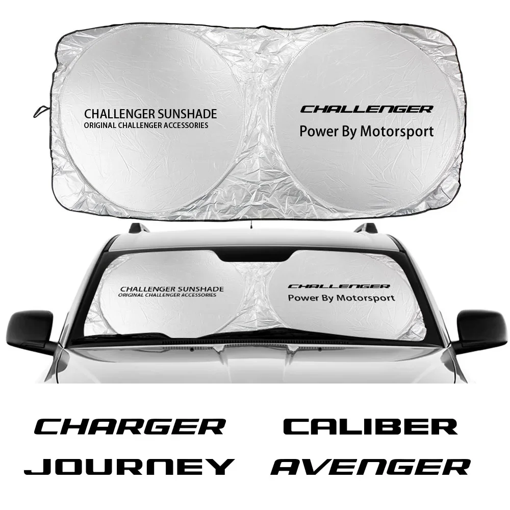 Car Windshield SunShade Parasol Cover Auto Accessories For Dodge Ram 1500 2019 Journey Nitro Caravan Caliber Challenger Srt