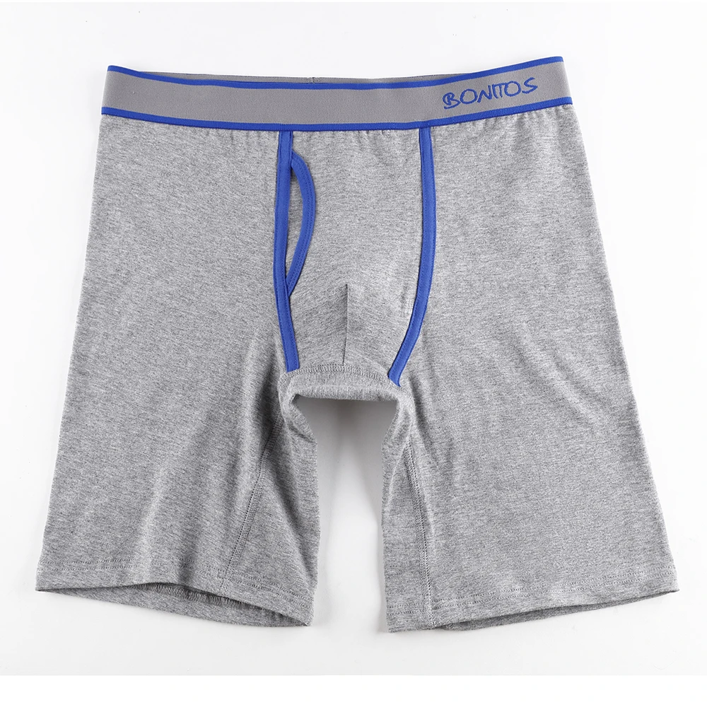 Sous-vêtements en coton à ouverture frontale pour hommes, culottes imprimées pour hommes, caleçons sexy pour la famille, caleçons de sport pour