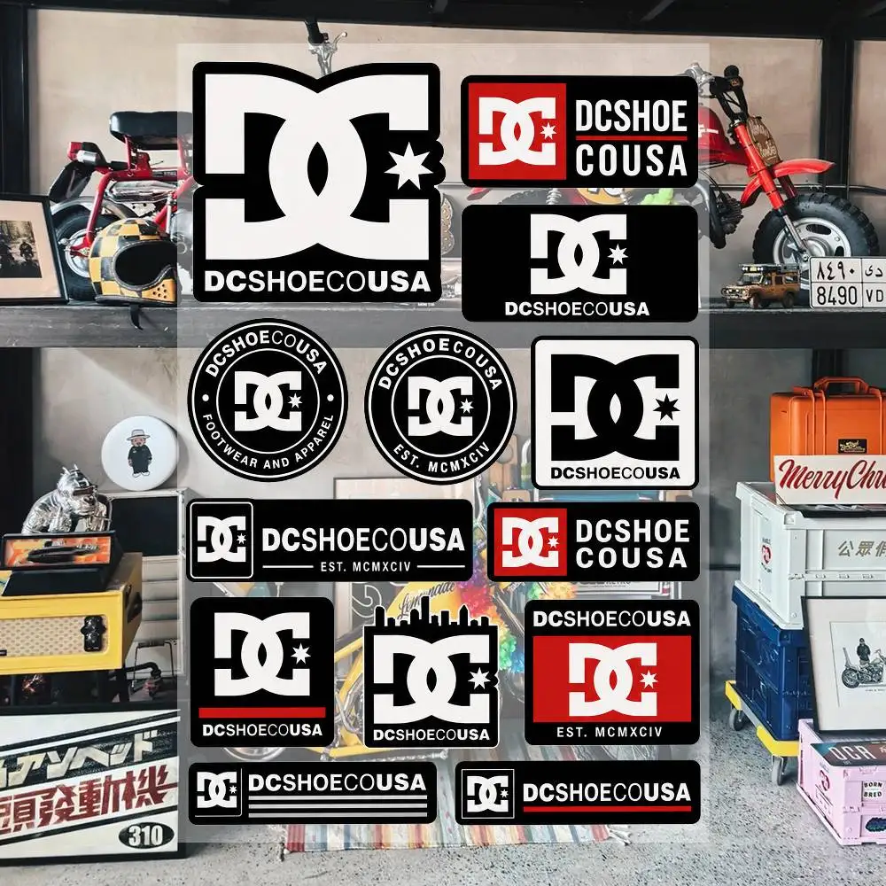 D-C-ShOE-C-OUSa Waterproof Vinyl Stickers for Car Motorcycle Bike Skateboard Laptop Bottle Phone 5