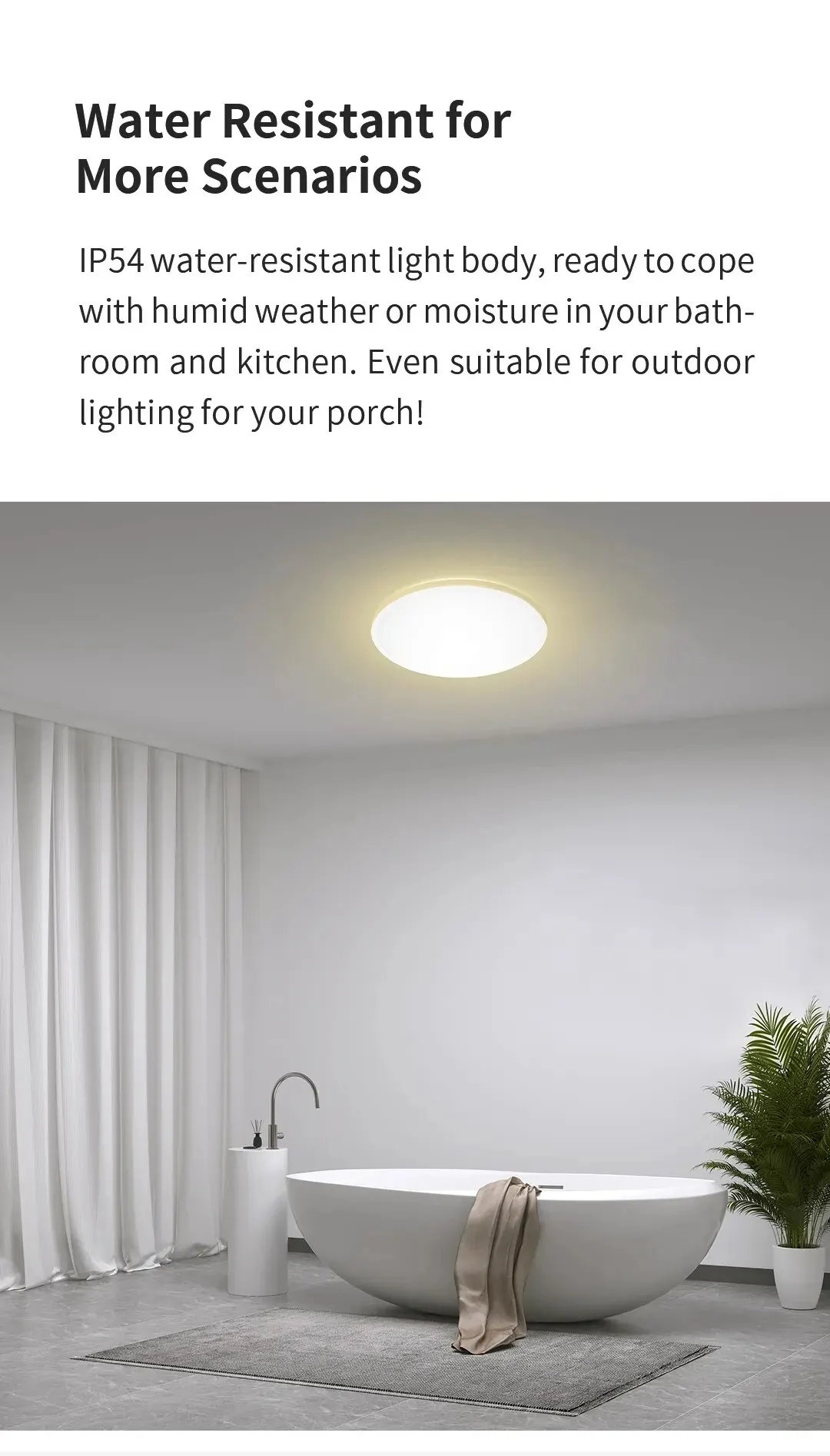 Wersja globalna Yeelight inteligentna lampa sufitowa RGB Wifi 18W/21W możliwość przyciemniania 2700-6500K Ultra cienkie inteligentne sterowanie