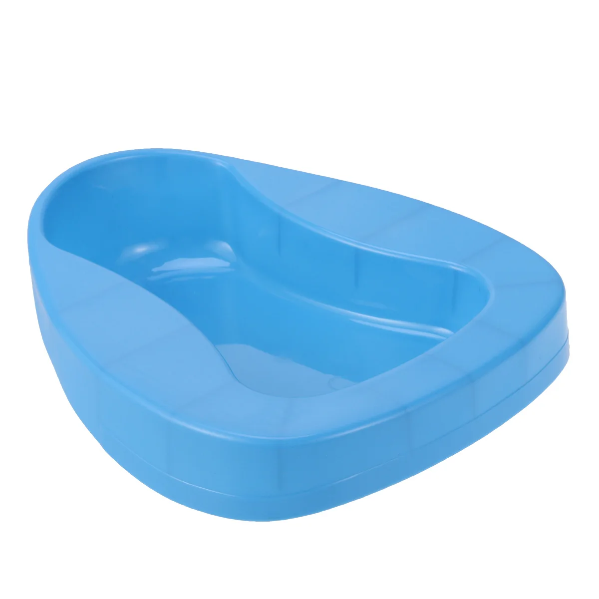 

2pcs Bed Pan Plastic Thickened Bedpan For Bedridden Elderly Paralyzed Patients Home Hospital Use Universal Fit Blue