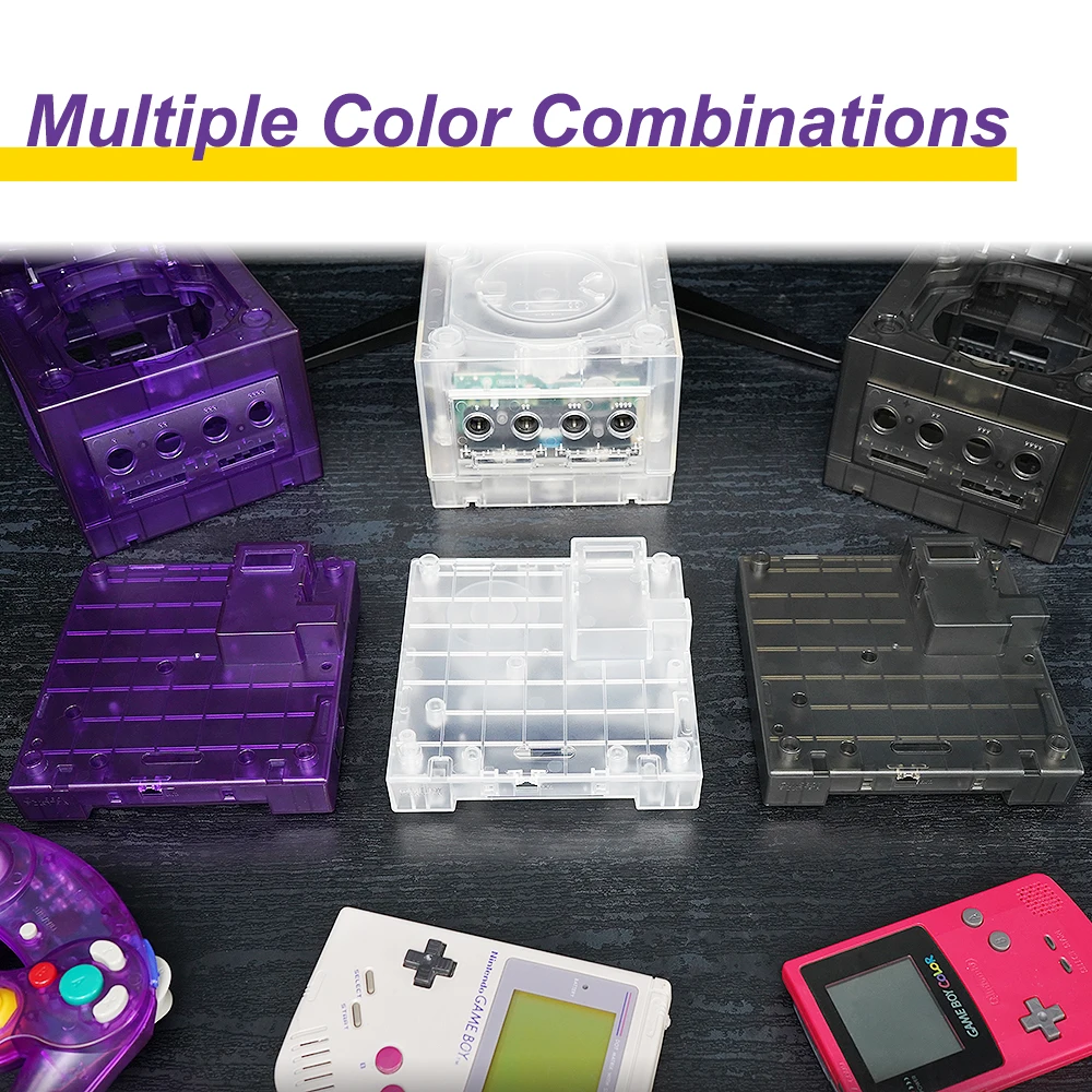 Bitfunx Replacement Shell For Gamecube Gameboy Player DOL-017 Gameboy Base Case For NGC Game Console Accessories