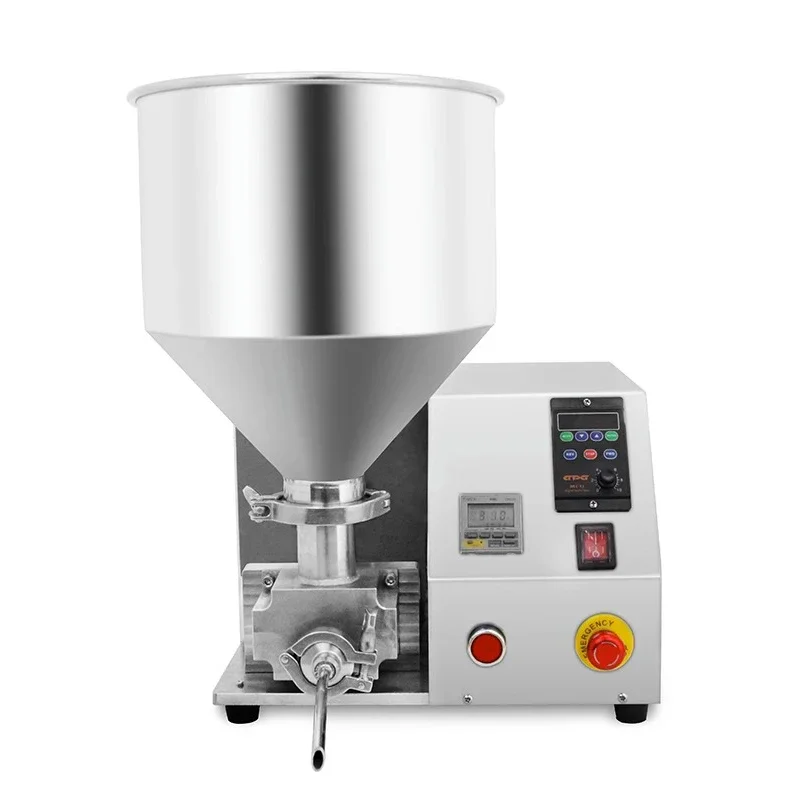 Máquina de llenado de crema de 12L, máquina de llenado cuantitativa de mermelada de Chocolate y pasteles, máquina de llenado de hojaldre NP-300