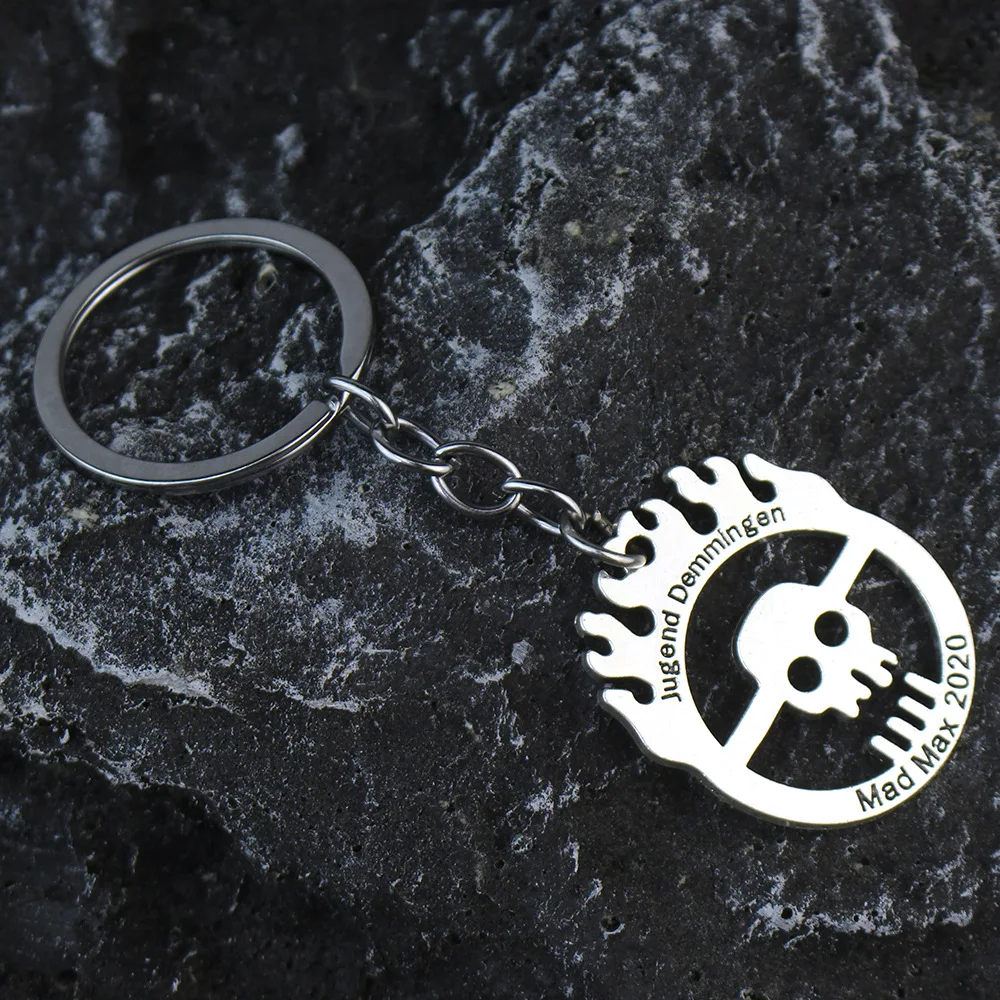 Mad Max Fury Road Schlüsselanhänger, Hiphop, Rock-Stil, Taschenanhänger, Auto-Schlüsselanhänger, Ornamente, Zubehör, Schlüsselanhänger für Männer, Geschenk für Freunde