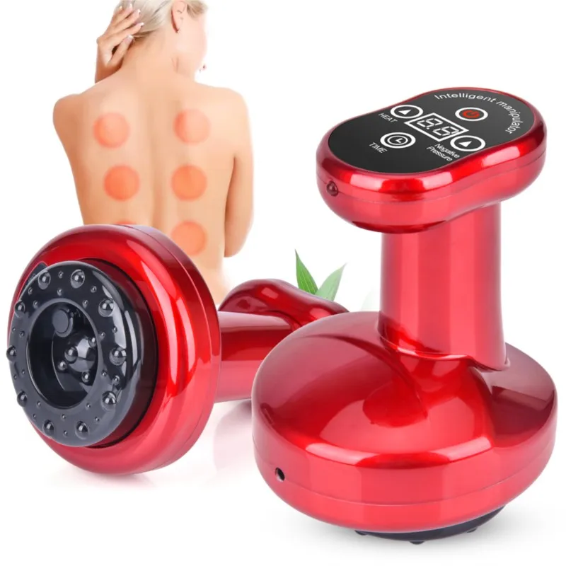 Electric Cupping Massager Body Guasha Massager Suction Scraping Massage Anti Cellulite Detoxification Apparatus Magnetic Therapy