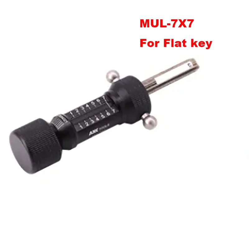 Nova chegada mul t ock 8x7 c mul 8x7 8 pinos 7 pinos MUL-7X7 mul 5 pinos invencível ock aberto e leitura de código 2 em 1 ferramenta ocksmith