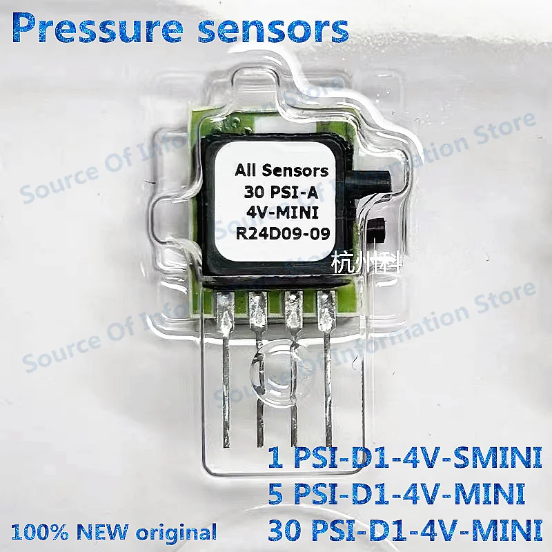 1PSI/5PSI/30PSI-A-4V-MINI Board Mount Pressure Sensors Absolute Amplified Miniature