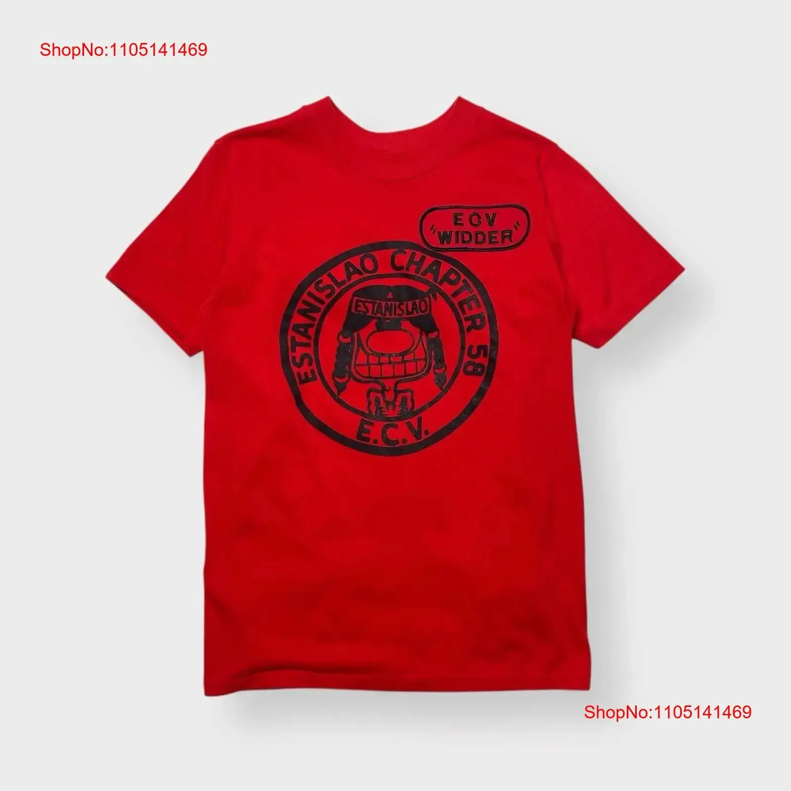 قميص Vtg 80s Sport T Stedman ECV Widder Patch قميص E Clampus Vitus Clampers S عتيق مغسول متعدد الاستخدامات ملابس الشارع الشهير