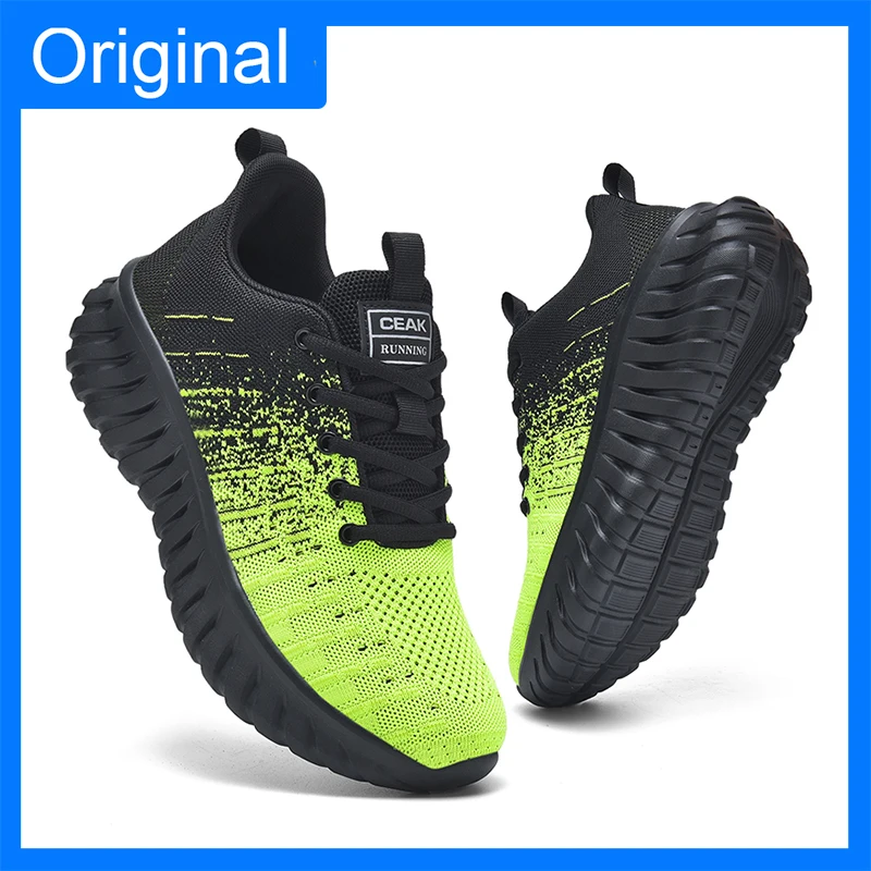 

Men Casual Shoes Soft Thick Soles Comfortable Lace Mesh Summer Fashion Versatile Tennis Teenagers Daily Casual Jogging Shoes