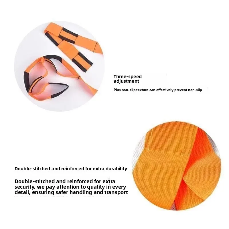 Afbeelding 5: SinglePersonMoving Strap Arbeidsbesparend hijskabel, zware drager voor koelkast, wasmachine, meubilair, traplopen