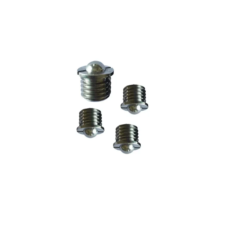 Stainless Steel 304 Flange Ball Head Positioning Bead Securing Spring Ball Head Plunger Wave Bead Screw FBPJS M5M6M8M12M16