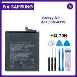 For SAMSUNG HQ-70N 4000mAh Replacement Battery For Samsung Galaxy A11 A115 SM-A115 Mobile phone Batteries+Tools