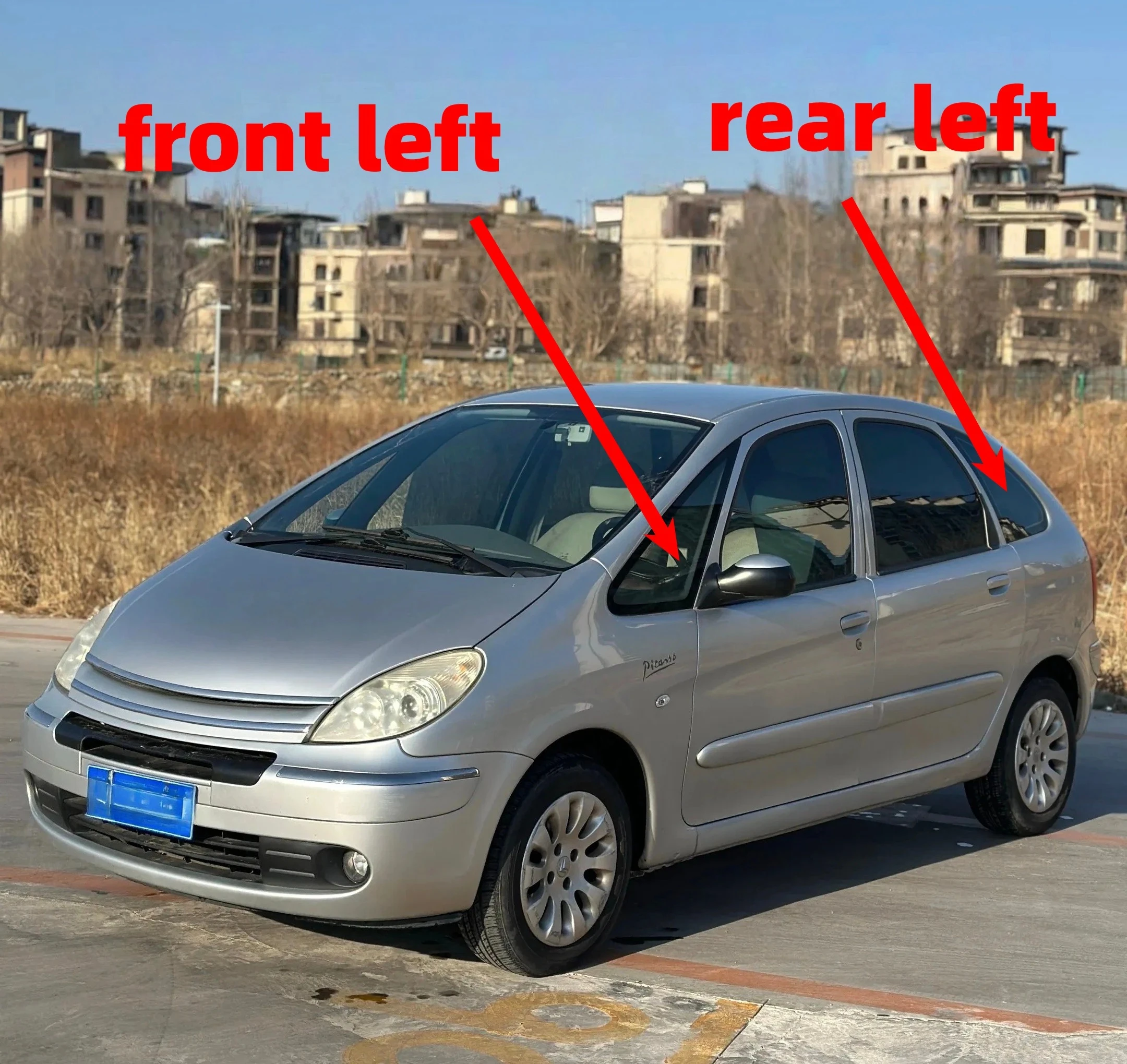 

9801674480 9801674680 for Peugeot Be cautious when purchasing Picasso triangular window glass products 9801674480/9801674680