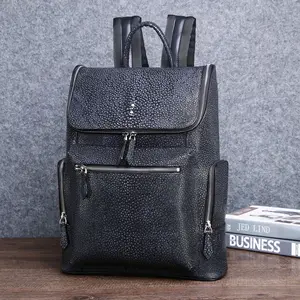 Perlenfisch -Rucksäcke für Männer, Student Rucksack, Computer -Laptop -Stipendium mit Kieselgel, neue Modemarke 10 Hauptverkaufsfisch -Rucksack - №4