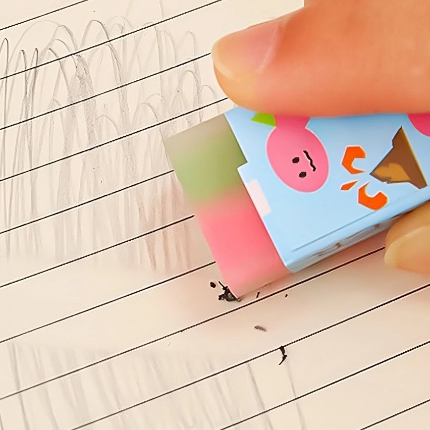 Cartoon Eraser Primary School Student Wipe Clean