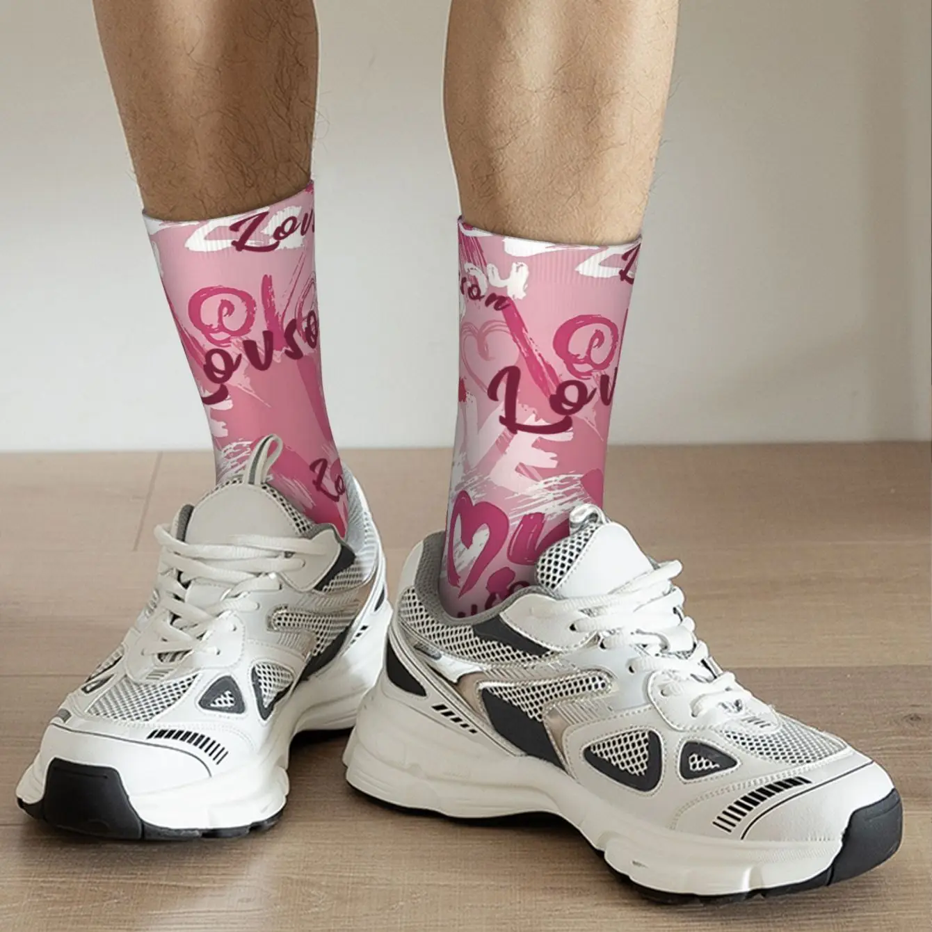 جوارب نصية مخصصة للجنسين جوارب مخصصة نمط شخصي الجوارب نص مضحك الجوارب المخصصة كالهدايا #6