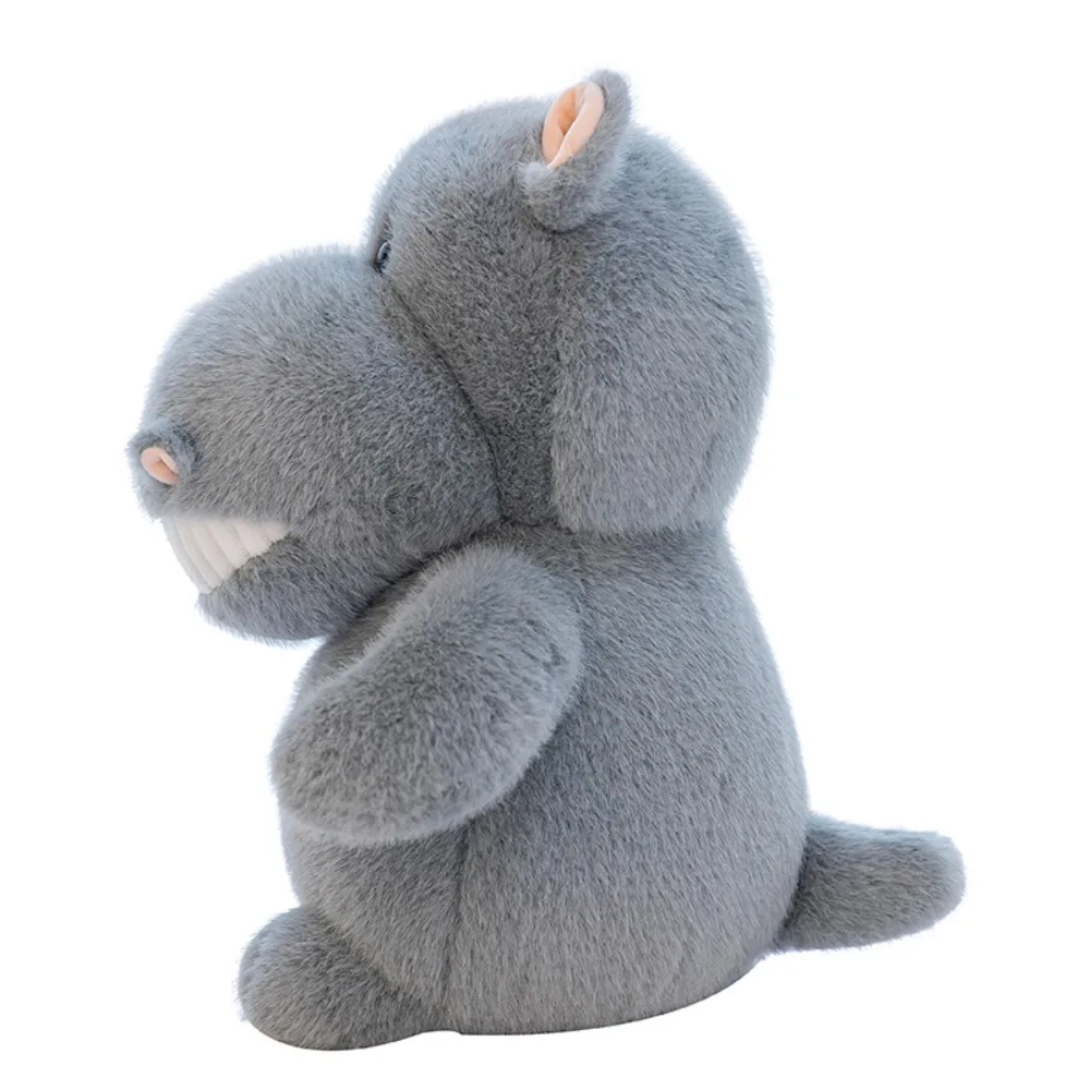 Peluche à l'effigie du overRebondissant Moo Deng, personnage de dessin animé mignon, hippopotame, beurre, jouet doux, cadeau de Noël