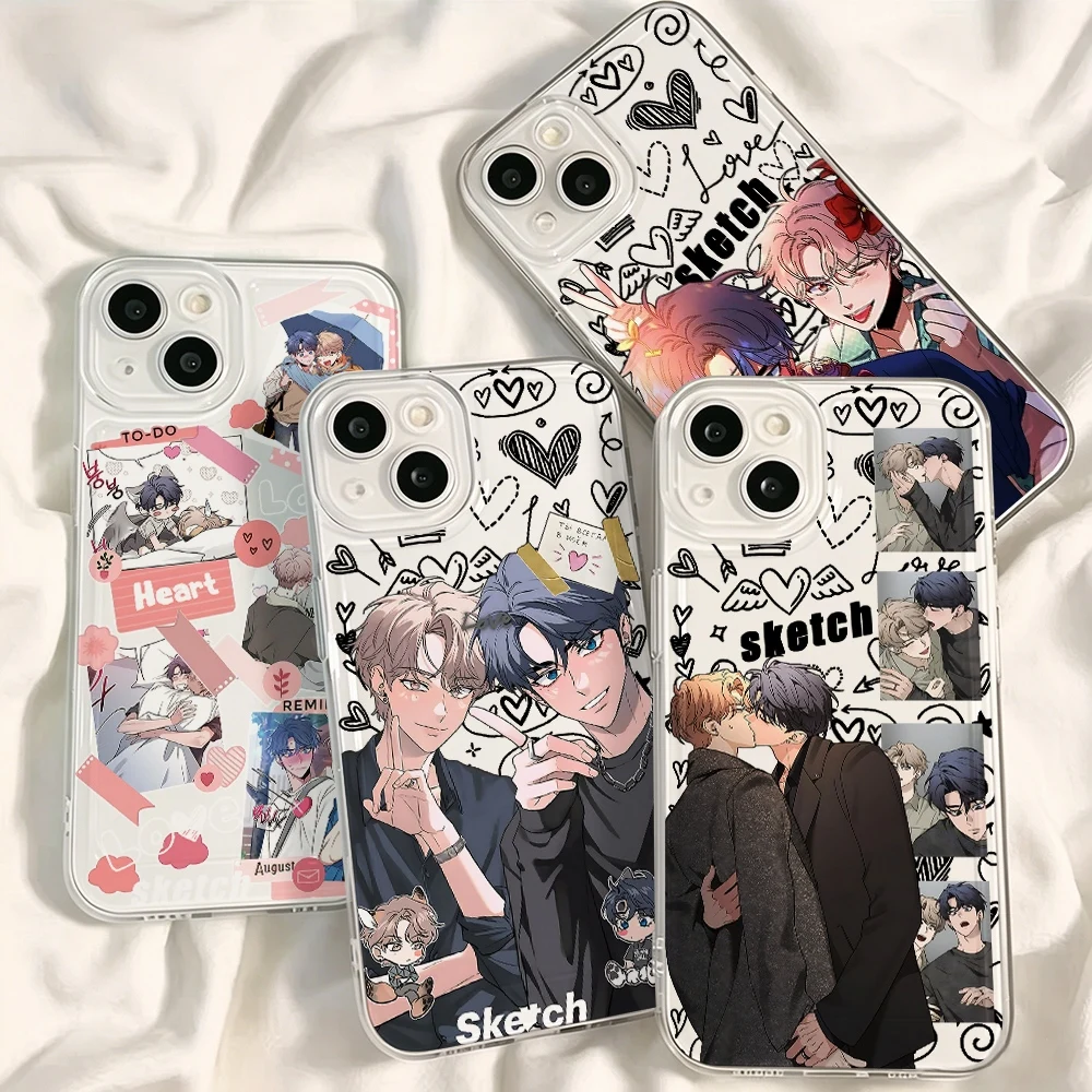 B-Ls Comic sketchs Phone Case for Infinix Hot 10 20 30i 50 60 Pro Plus Play 4G 5G Transparent Soft TPU Back Cover