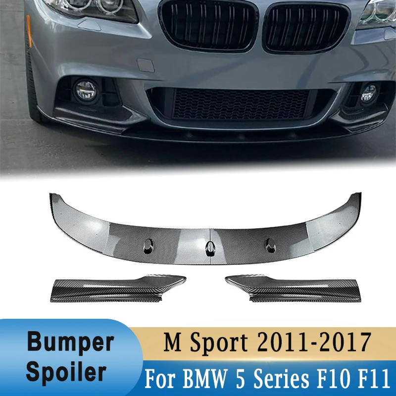 

Передний бампер, спойлер для BMW 5 серии F10 F11 M Sport 2011-2017, самодельные разветвители бампера, модификация автомобиля, защита корпуса