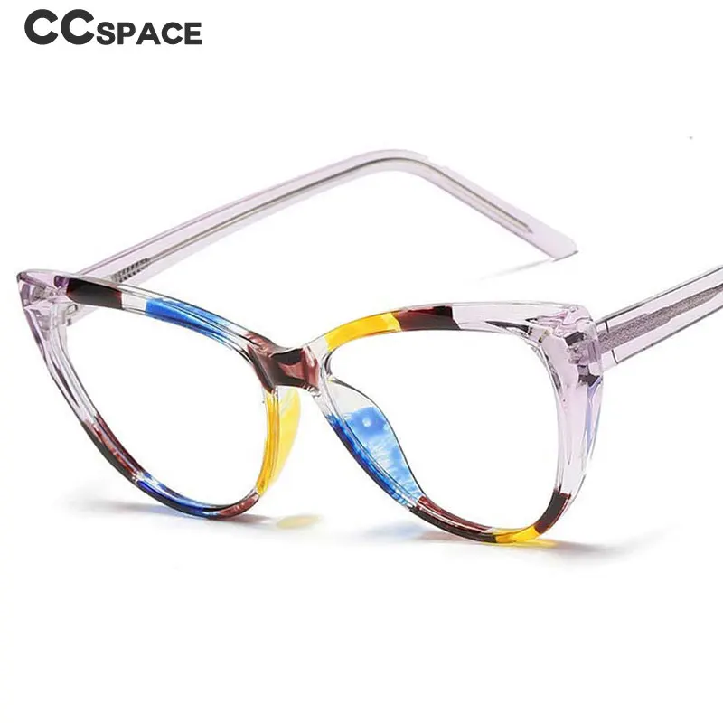 

54719 Trending Blue Light Blocking Retro Glasses TR90 Anti Radiation Eyeglasses Women Transparent Fashion Eyewear