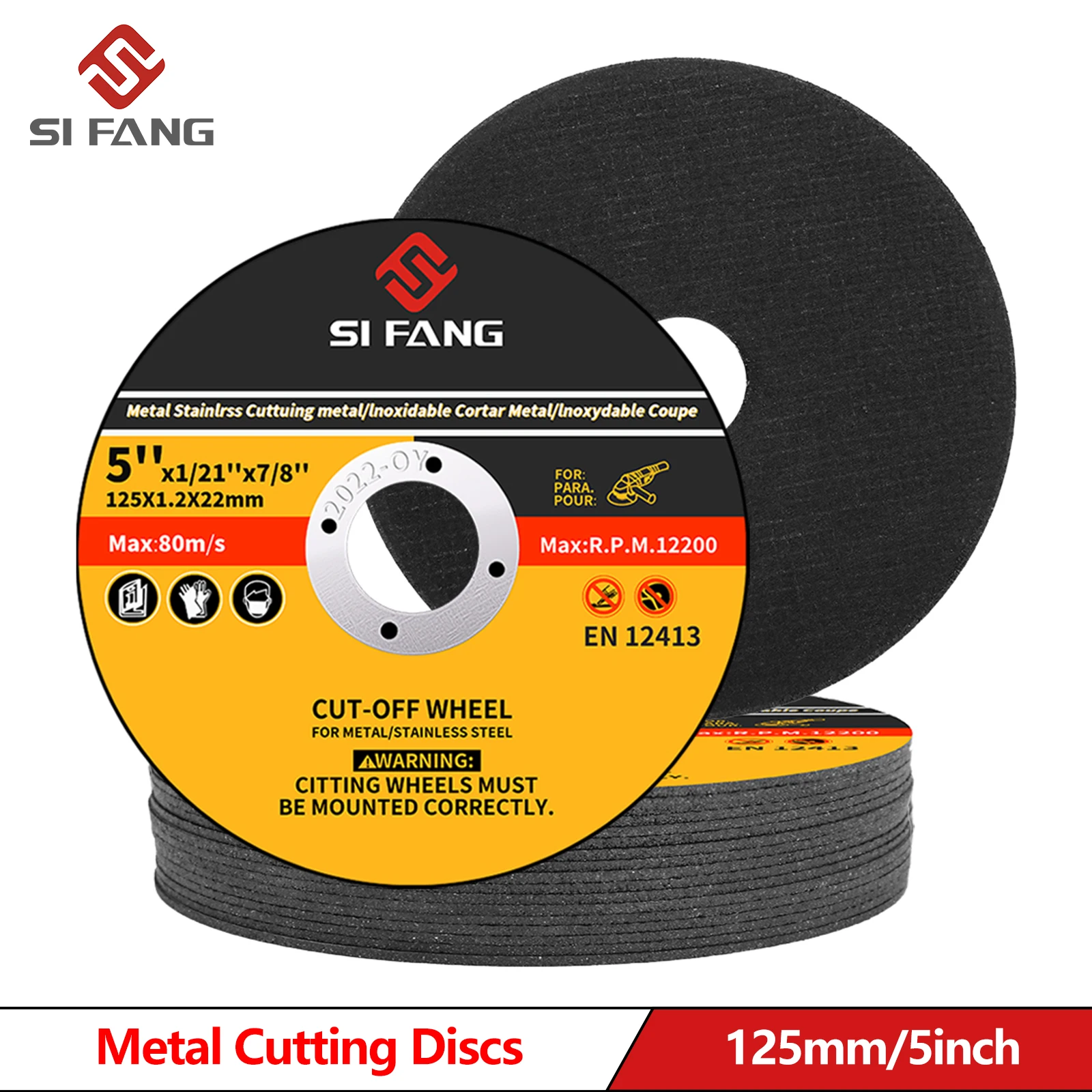 125mm Metal Cutting Disc Angle Grinder Saw Blade Resin Grinding Wheel Disc for Metal Steel Bar Wood Cutting Tool