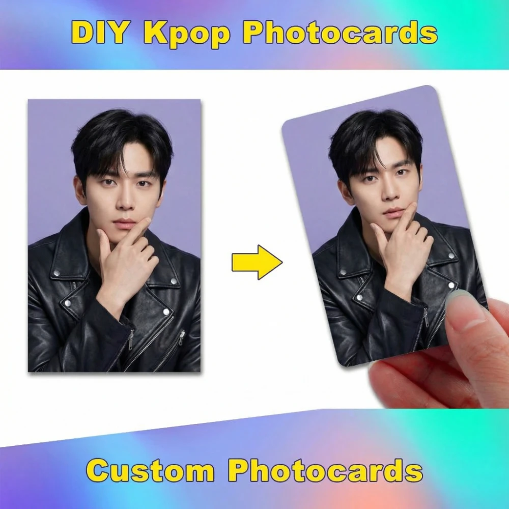 

Custom PVC Photocard Personalized Kpop PhotoCards Lomo DIY Business Waterproof Custom Picture Cards With Free Design