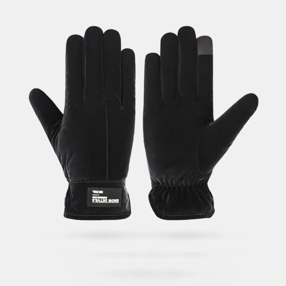 

Мягкие теплые перчатки для сноуборда, ветрозащитные, водонепроницаемые, мужские перчатки для катания на лыжах, утолщенные, с сенсорным экраном, велоперчатки, лыжные перчатки