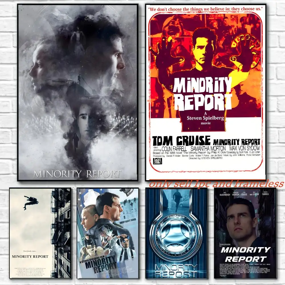 Science fiction film M-Minority Report Poster HD Poster Wall Art interior Hallway Home Decoration Holiday Gifts