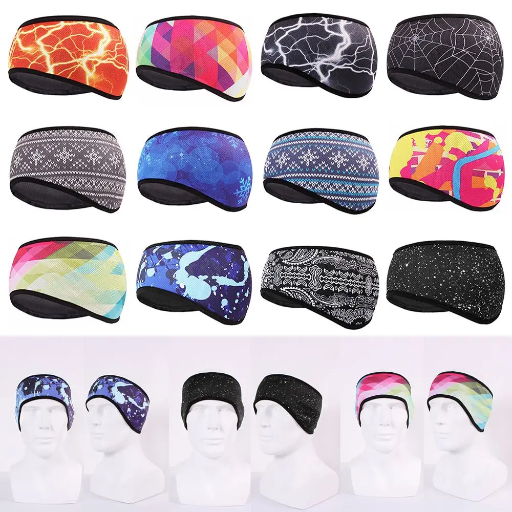 Unisex Ear Muff Headband Sports Ski Winter Fleece Hair Band Earmuff hat Head Outdoor Sports