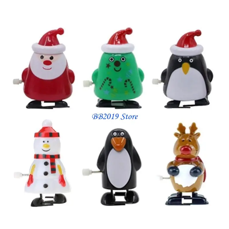 Q0KB 3 ’grappig windup speelgoed met lente aangedreven kerstmis voor voor baby baby gunst gif
