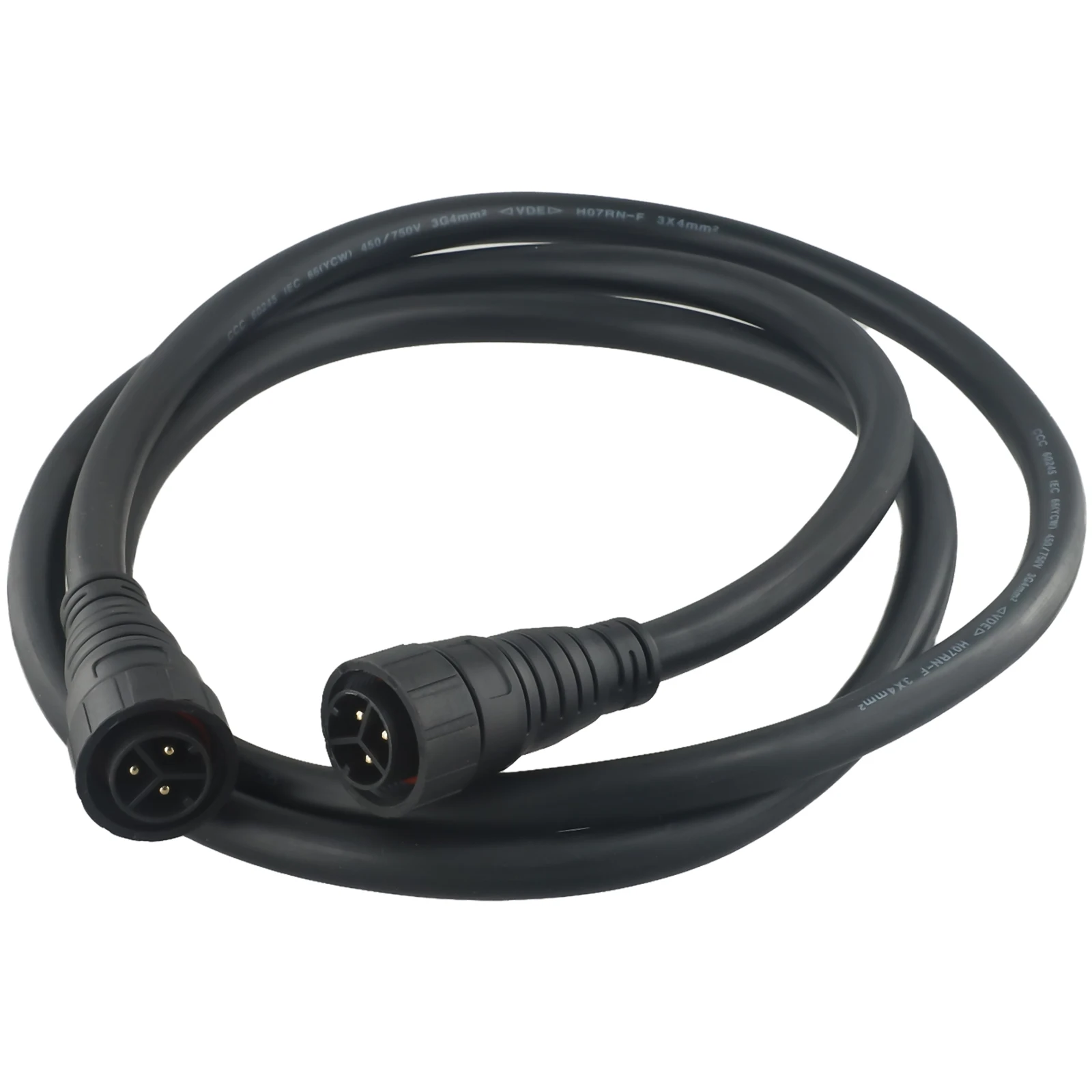 Солнечный кабель, кабель переменного тока, электроприборы, альтернативные зарядные устройства, новинка, высокое качество, ПВХ + металл, 1 м, 2 м, 1 шт.