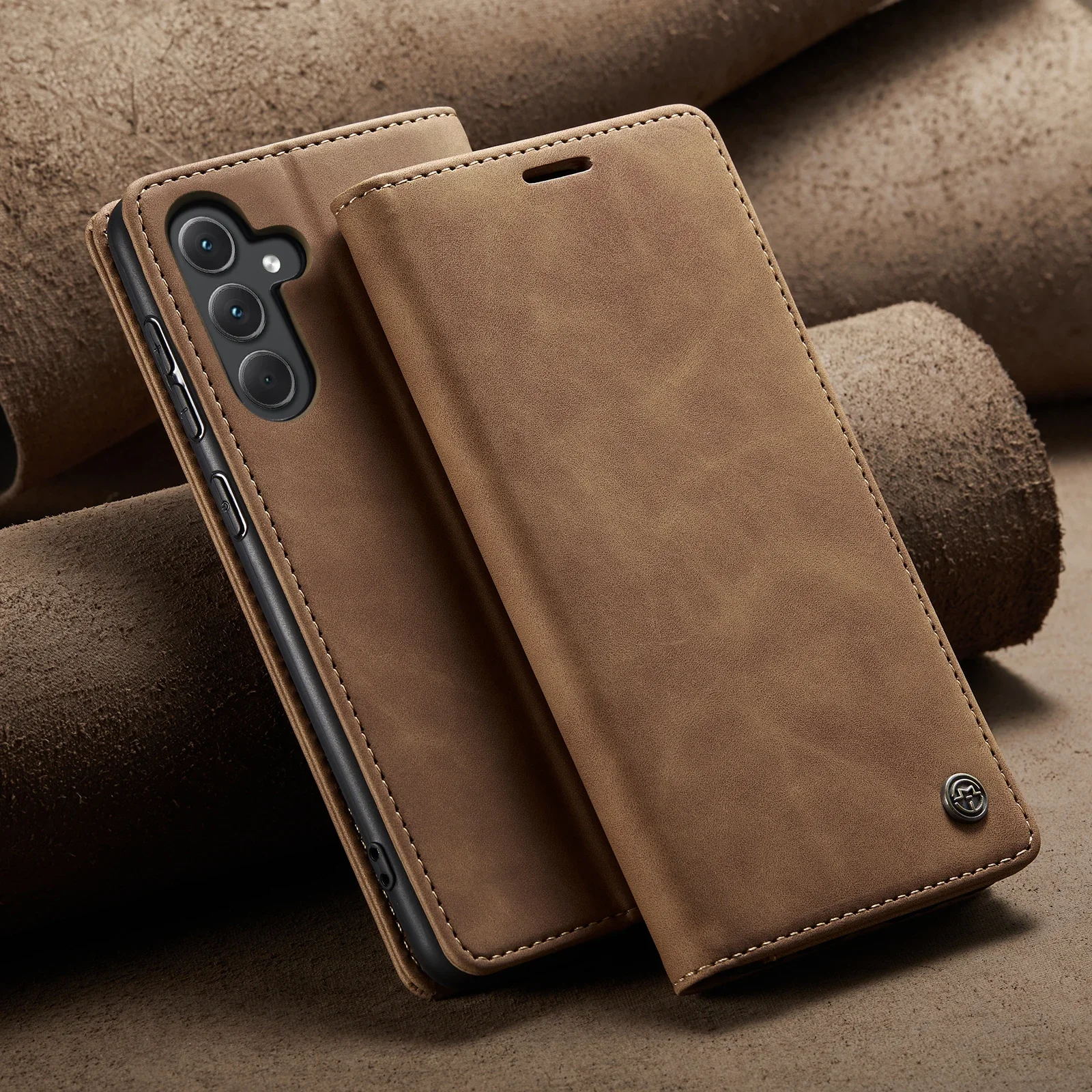 

Flip Leather Case for Samsung A55 A35 A53 A73 A33 A23 A13 A52 A72 Wallet Card Cover For Galaxy A15 A14 A24 A34 A54 A51 A50 Coque