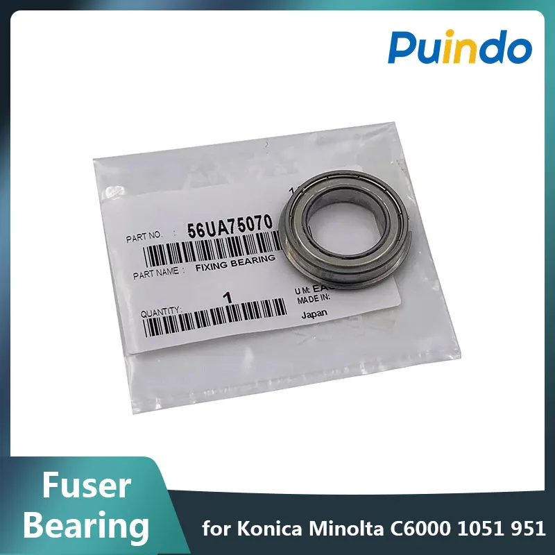 56UA75070 2PCS Fuser Middle Roller Bear For Konica Minolta Bizhub PRESS C6000 Pro1051 951 C5500 C5501 C6500 C6500P C6501 C6501P