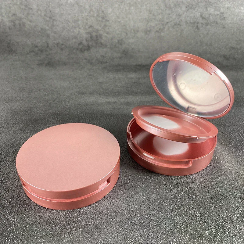 /YOV/Box Portable Empty Compact Powder Container Makeup Packaging High Light Powder Compact DIY Blush Box With Mirror Rouge