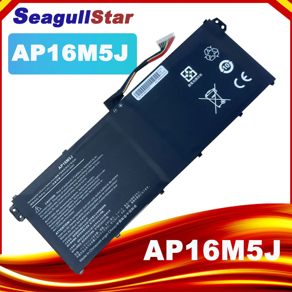 Batería AP16M5J para Acer Aspire 3 A315-21 A314-31 serie A315-21-63F1 A315-53-52CF A315-53G-33G6 A315-31-P72U Aspire 1 A114-31