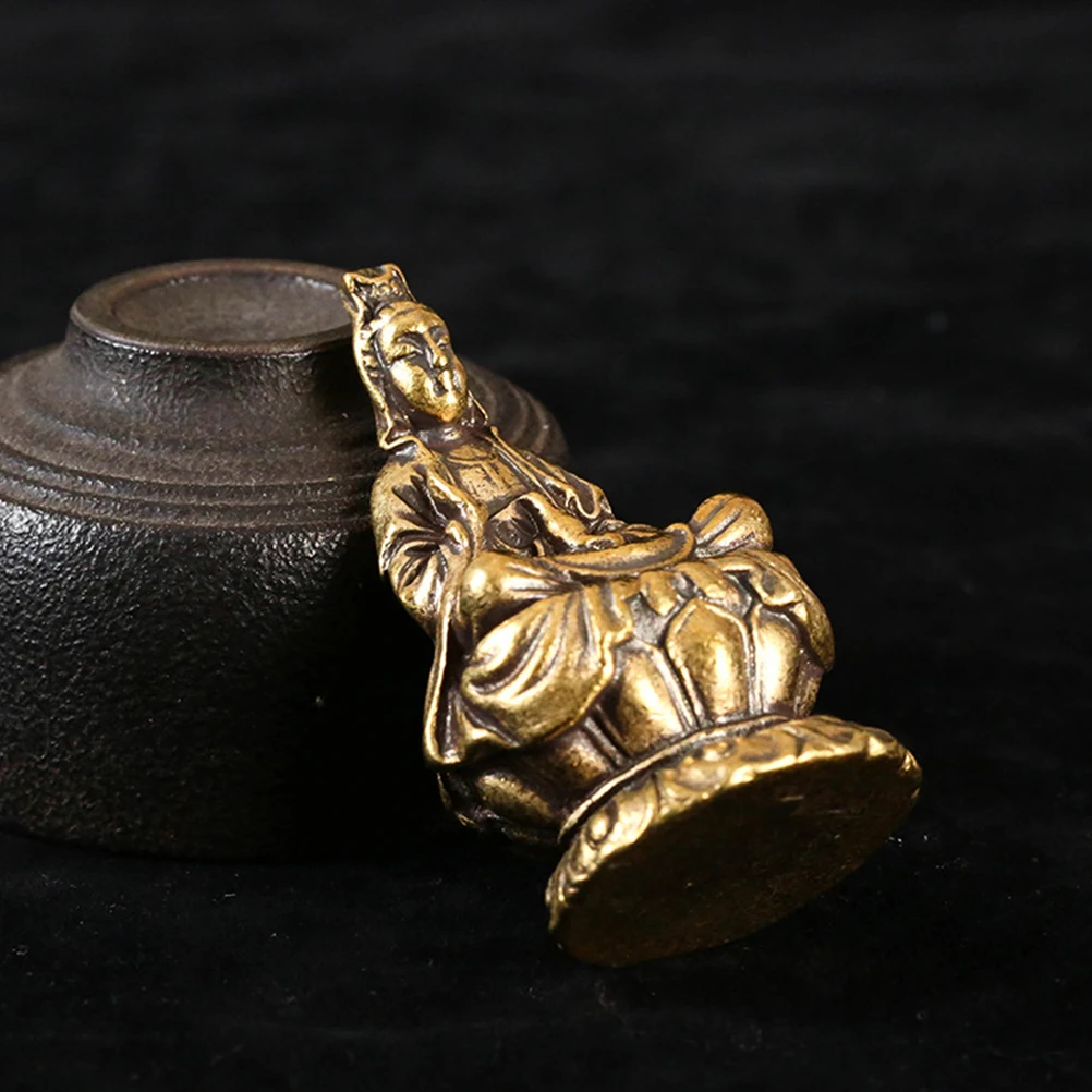 

Yin Decor Yin Figure Brass Yin Domestic Decor Brass Decor