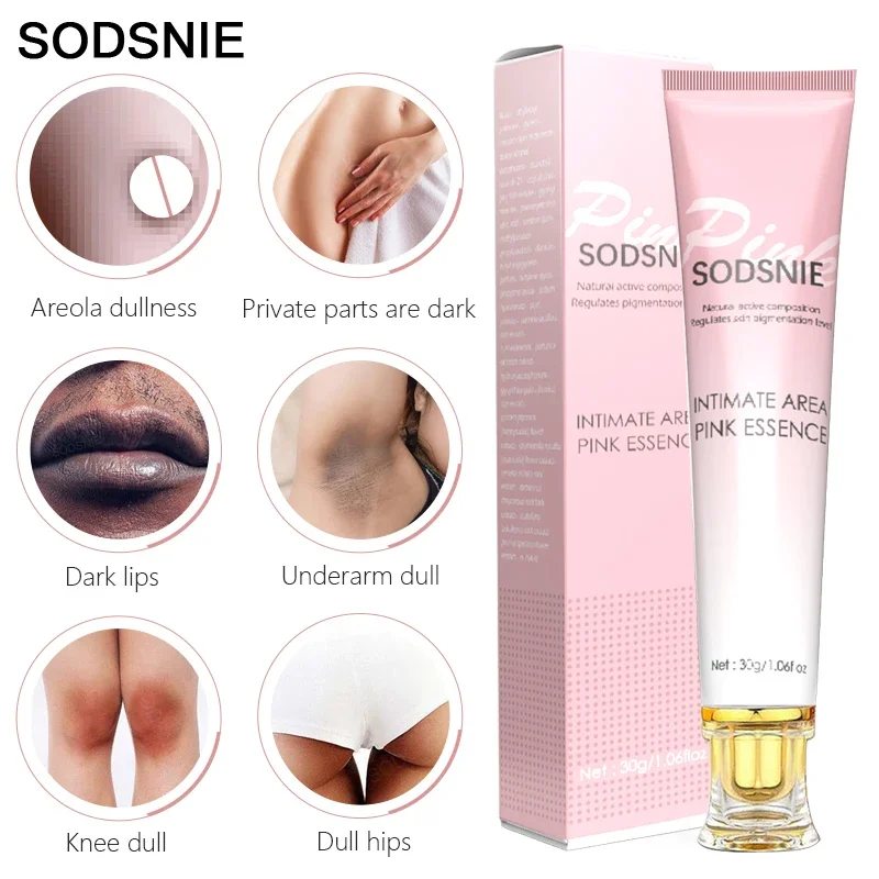 Intimate Area Pink Essence Regulate Break Down Privates Skin Pigmentation Deep Rapid Nourishment Repair Private Part Care 30g