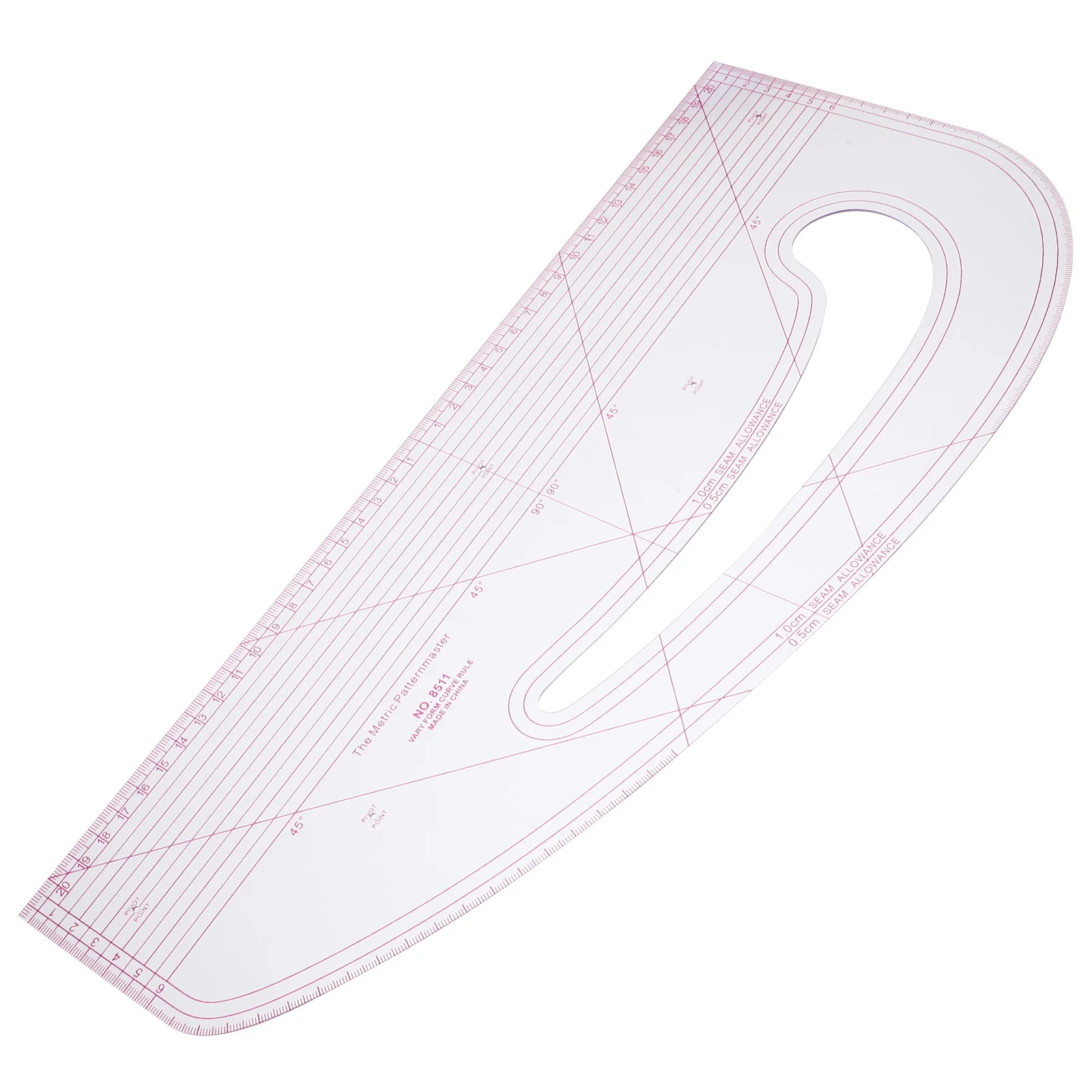 Curve Grading Ruler Tailors Sewing Clear Curler Guide Designers French for Pattern Making